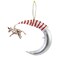 Italian Ornaments 6.0 Inch Cow Jumped Over The Moon Christmas Tree Ornament , Ornament Italian Nursery Rhyme